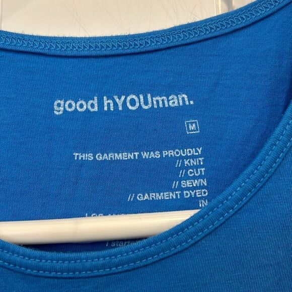 NWT Good hYOUMan tank top “we rise by lifting others “medium - Picture 4 of 8